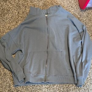 Aeropostale Blue Zip-Up Jacket